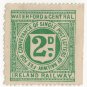(I.B) Waterford & Central Ireland Railway : Letter Stamp 2d