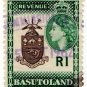 (I.B) Basutoland Revenue : Duty Stamp R1