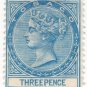 (I.B) Tobago Revenue : Duty Stamp 3d (1884)