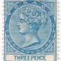 (I.B) Tobago Revenue : Duty Stamp 3d (1884)