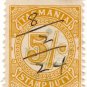 (I.B) Australia - Tasmania Revenue : Stamp Duty 5/- (underprint)