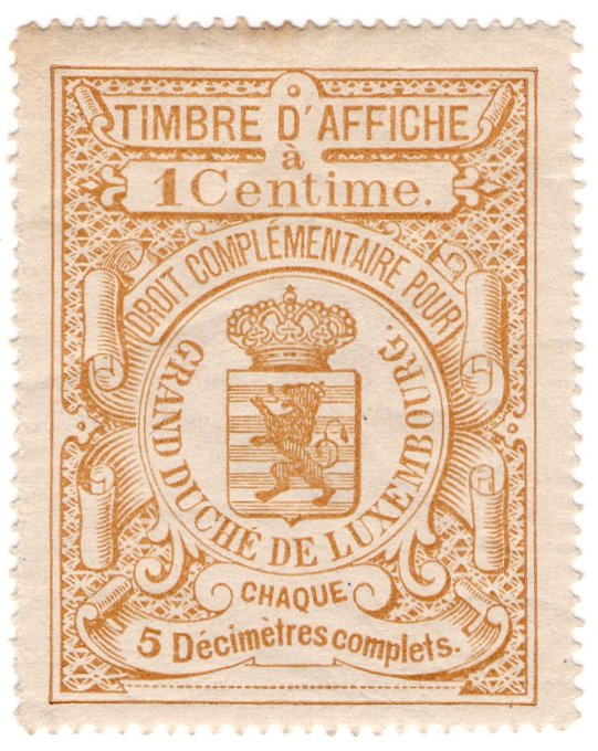 (I.B) Luxembourg Revenue : Advertising Duty 1c