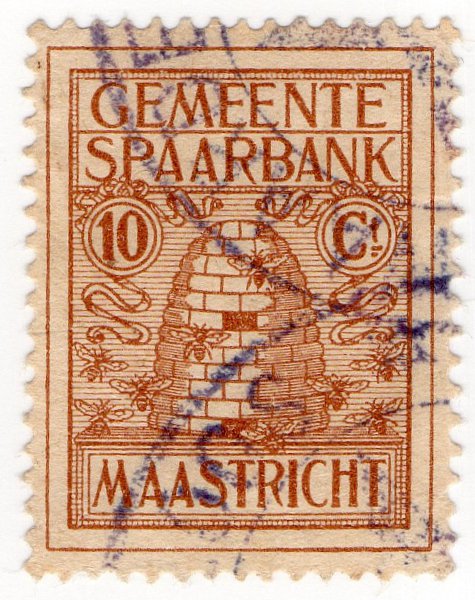 (I.B) Netherlands Revenue : Town Savings Bank 10c (Maastricht)