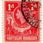 (I.B) Northern Rhodesia Revenue : Duty Stamp 1d (postal)