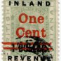 (I.B) British Guiana Revenue : Inland Revenue 1c on $1 OP