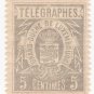 (I.B) Luxembourg Telegraphs : 5c Grey