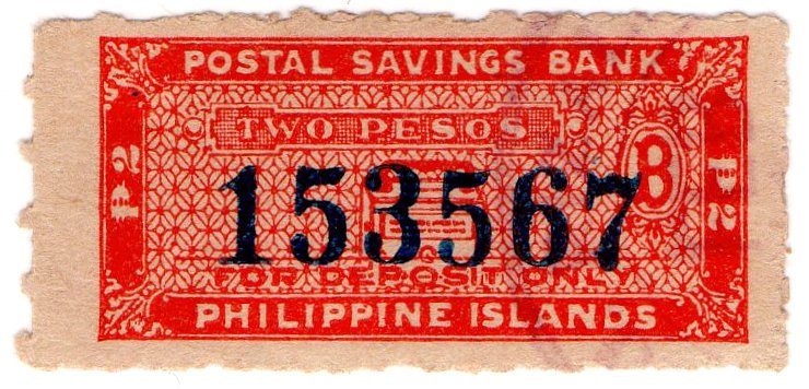 (I.B) Philippines Revenue : Postal Savings Bank 2p