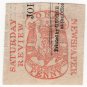 (I.B) George IV Revenue : Newspaper Duty 1d (Saturday Review)