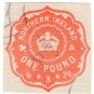 (I.B) George V Revenue : Impressed Duty £1 (Northern Ireland)