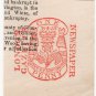 (I.B) George IV Revenue : Newspaper Duty 1d (London Gazette)