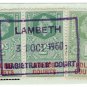 (I.B) Elizabeth II Revenue : Police Courts 5/- (Lambeth Magistrates Court)