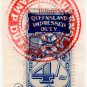 (I.B) Australia - Queensland Revenue : Impressed Duty 4/-