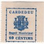 (I.B) Spain Cinderella : Civil War Charity Stamp 10c (Cardedeu)