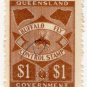 (I.B) Australia - Queensland Revenue : Buffalo Fly $1