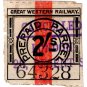 (I.B) Great Western Railway : Parcel Stamp 2/- (London - Regent Street)