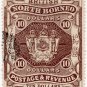 (I.B) British North Borneo Revenue : Duty Stamp $10