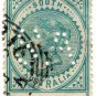 (I.B) Australia Postal : South Australia 6d (SA perfin)