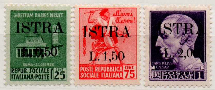 (I.B) Italy Postal : Allied Military Government Overprints (Istra)