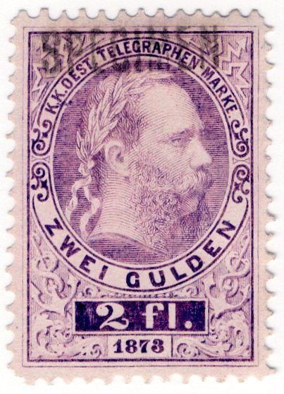 (I.B) Austria Telegraphs : 2fl