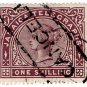 (I.B) Jamaica Telegraphs : 1/- Purple-Brown