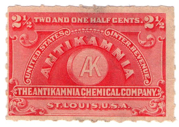 (I.B) US Revenue : Proprietary Medicine Duty 2&Acirc;&frac12;c (Antikamnia)