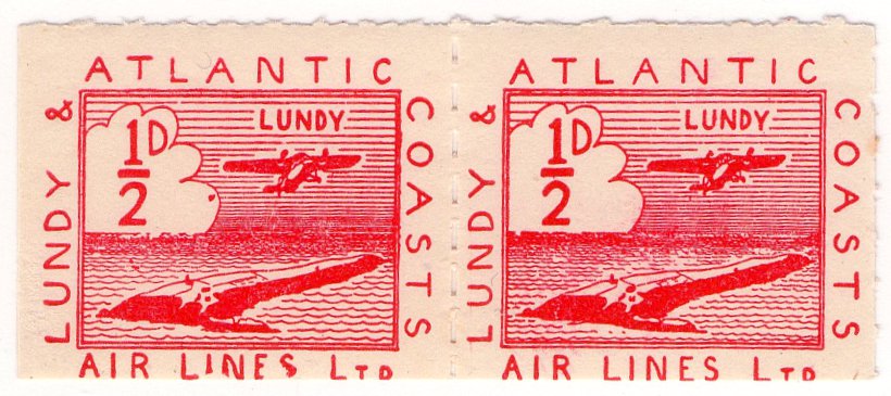 (I.B) Lundy & Atlantic Coasts Air Lines Ltd : &Acirc;&frac12;d Crimson