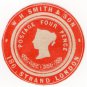 (I.B) QV Postal : Newspaper Wrapper - WH Smith & Son 4d (Advertising Ring)