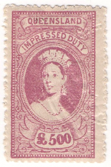 (I.B) Australia - Queensland Revenue : Impressed Duty &Acirc;&pound;500
