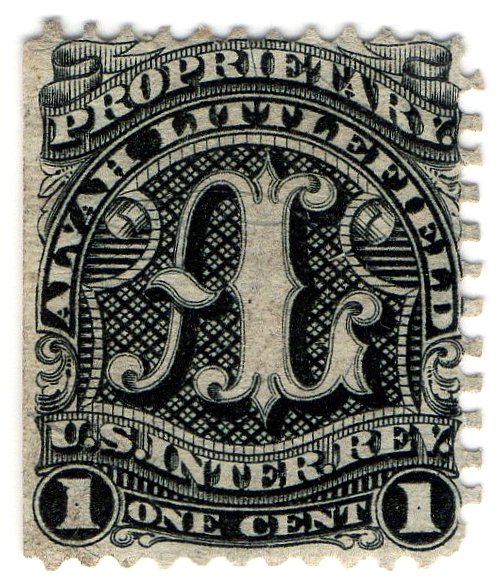 (I.B) US Revenue : Proprietary Medicine Duty 1c (Alvah Littlefield)