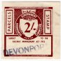 (I.B) Australia - Tasmania Railways : Parcel 2/- (Devonport)
