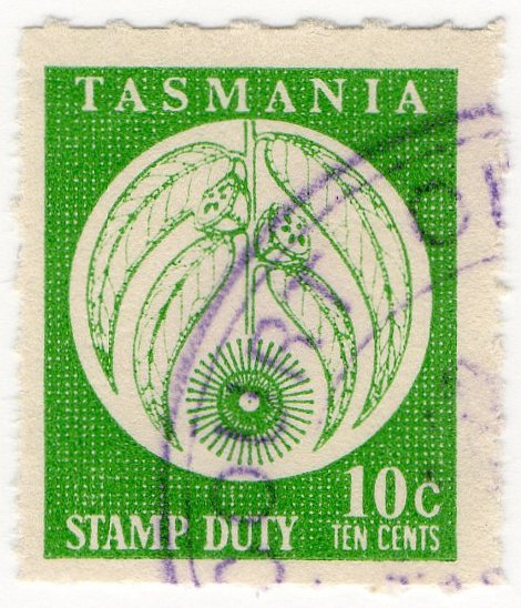 (I.B) Australia - Tasmania Revenue : Stamp Duty 10c