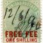 (I.B) Trinidad & Tobago Revenue : Free Fee 1/-
