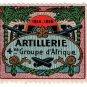 (I.B) Cinderella : Delandre Great War Regiments - 4th Artillery (Africa)