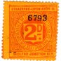 (I.B) Stratford-upon-Avon & Midland Junction Railway : Letter Stamp 2d