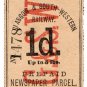 (I.B) Glasgow & South Western Railway : Newspaper Parcel 1d