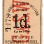 (I.B) Glasgow & South Western Railway : Newspaper Parcel 1d