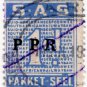 (I.B) South Africa Railways : Parcel Stamp 1d