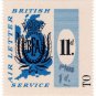 (I.B) Cinderella Collection : BEA Airway Letter Service 12d (surcharged)