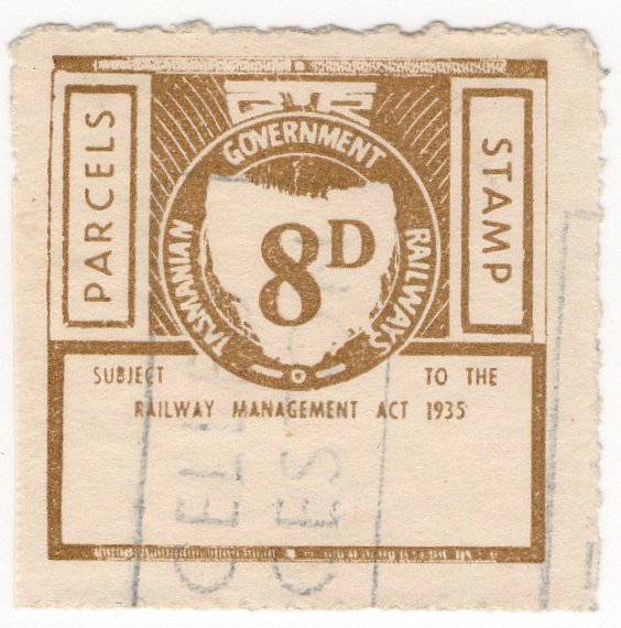 (I.B) Australia - Tasmania Railways : Parcel 8d