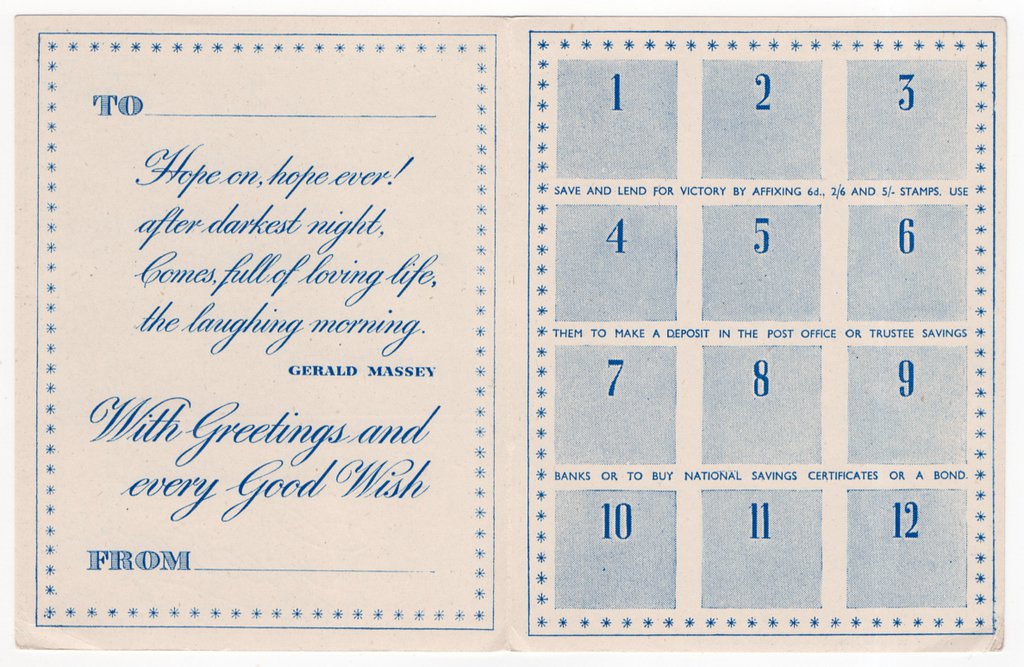 (I.B) Cinderella Collection : National Savings Card (Princesses 1941)