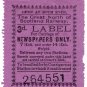 (I.B) Great North of Scotland Railway : Newspapers 3d