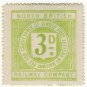 (I.B) North British Railway : Letter Stamp 3d