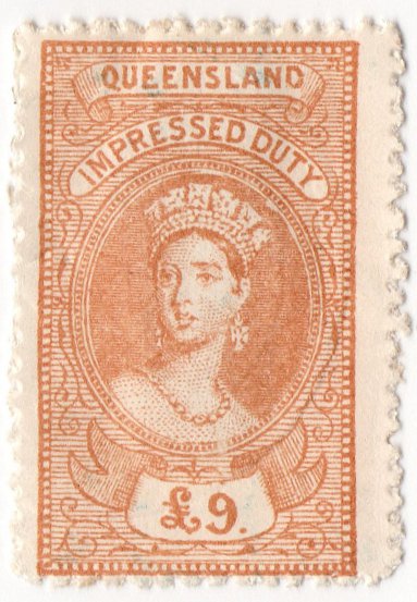 (I.B) Australia - Queensland Revenue : Impressed Duty &Acirc;&pound;9