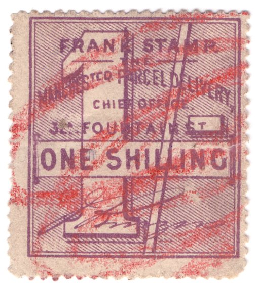 (I.B) Cinderella Collection : Manchester Parcel Delivery Company 1/-