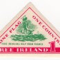 (I.B) Ireland Political : Free Ireland Label (Wolf Tone)