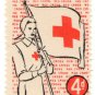 (I.B) Cinderella Collection : Red Cross Fund-Raising Stamp 4d