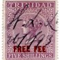 (I.B) Trinidad & Tobago Revenue : Free Fee 5/-