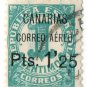 (I.B) Spain Postal : Canaries 1.25pts Airmail OP