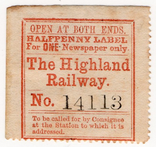 (I.B) The Highland Railway : Newspapers &Acirc;&frac12;d