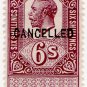 (I.B) George V Revenue : Unappropriated Die Proof 6/-